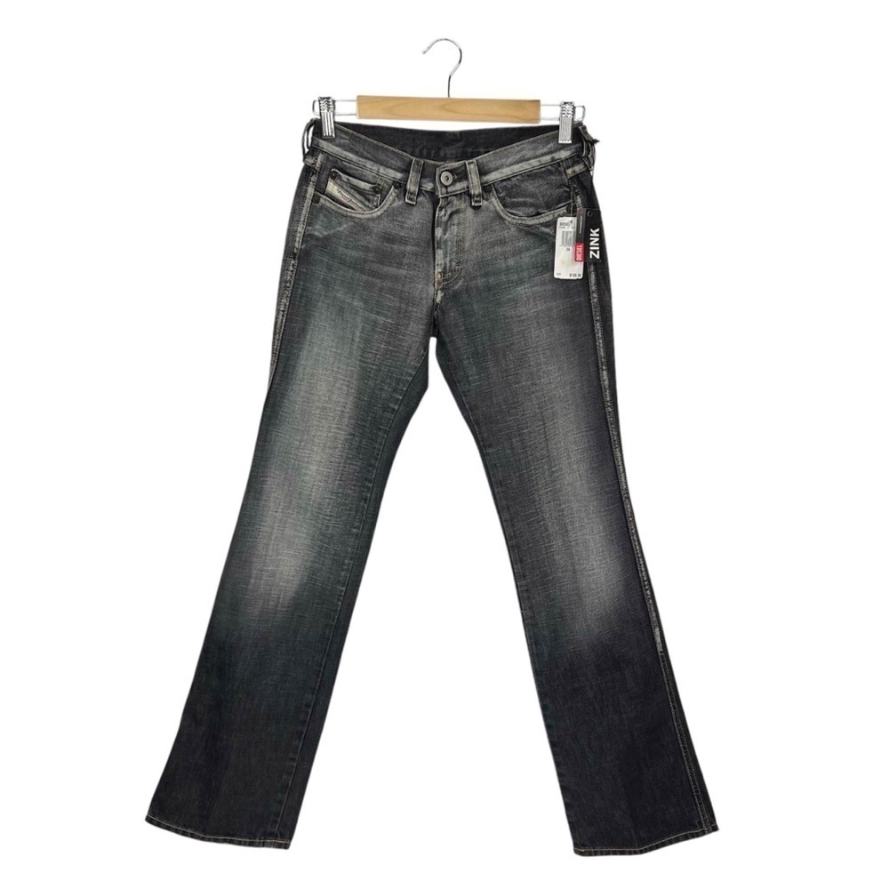 Vintage Deisel Jeans Black Women’s Size 26/4 Bootcut Y2K Vtg Retro New NWT